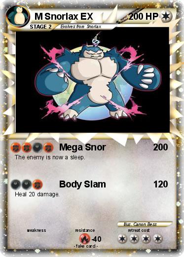 Pokemon M Snorlax EX