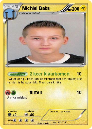 Pokemon Michiel Baks