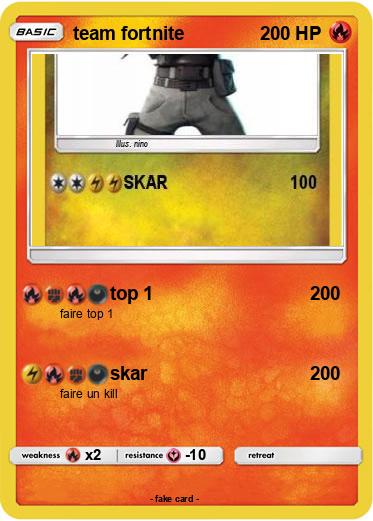 Pokemon team fortnite