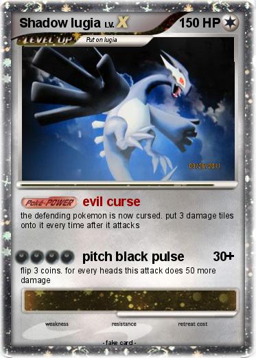 Pokemon Shadow lugia