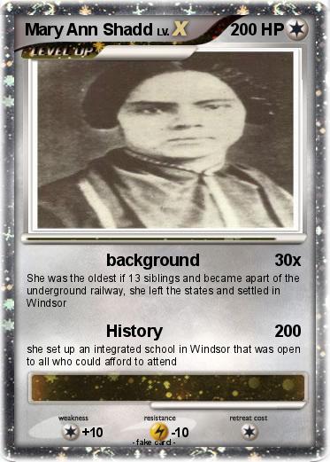 Pokemon Mary Ann Shadd