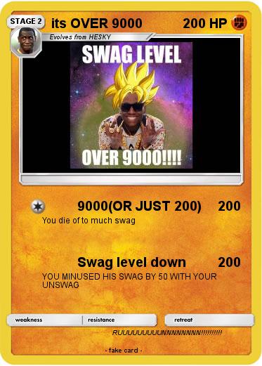 Pokemon its OVER 9000