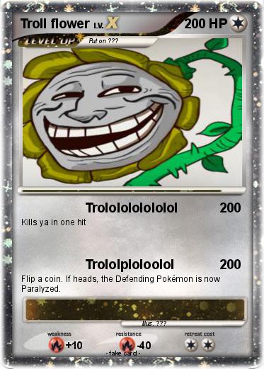 Pokemon Troll flower