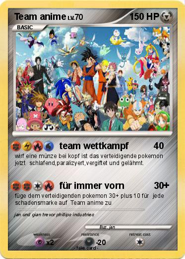 Pokemon Team anime