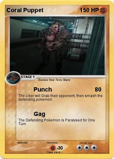 Pokemon Coral Puppet