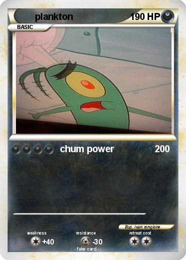 Pokemon plankton