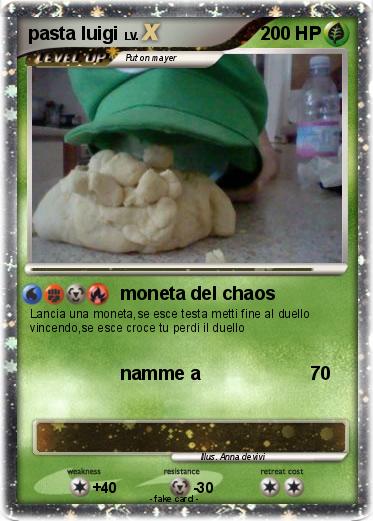 Pokemon pasta luigi