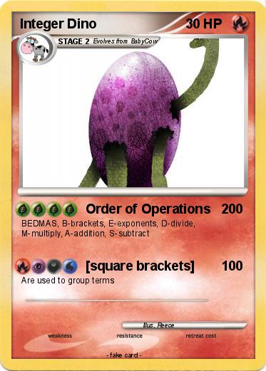 Pokemon Integer Dino Pokemon Integer Dino