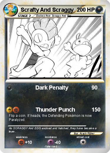 Pokemon Scrafty And Scraggy