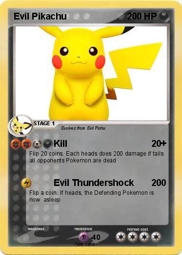Pokemon Evil Pikachu