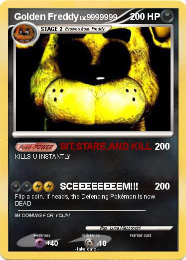 Pokemon Golden Freddy
