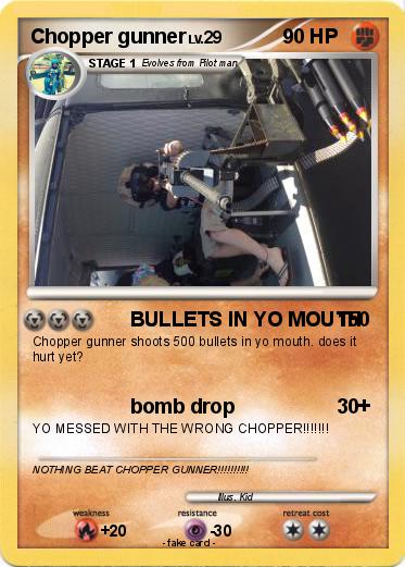 Pokemon Chopper gunner