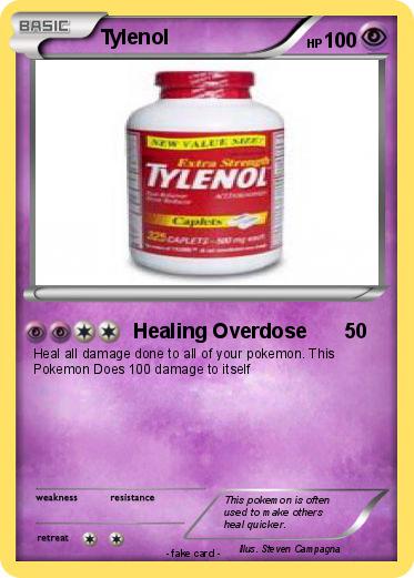 Pokemon Tylenol