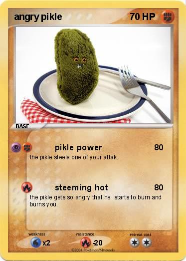 Pokemon angry pikle