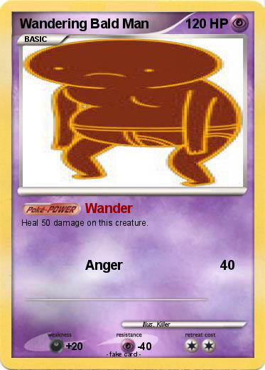 Pokemon Wandering Bald Man