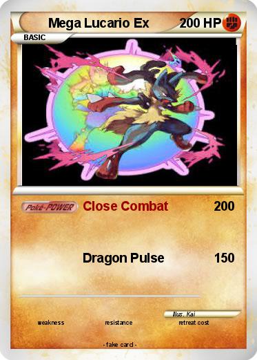 Pokemon Mega Lucario Ex