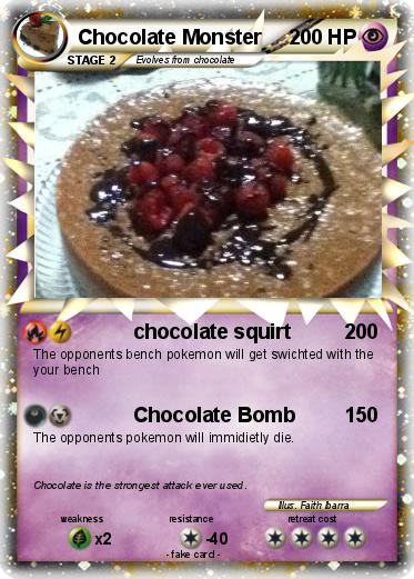 Pokemon Chocolate Monster