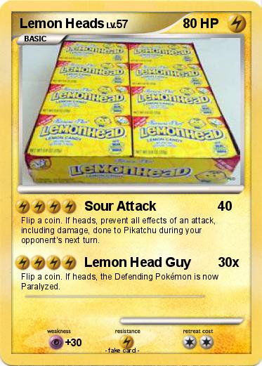 Pokemon Lemon Heads