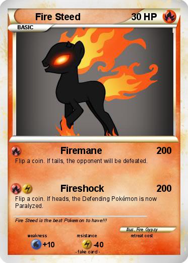 Pokemon Fire Steed