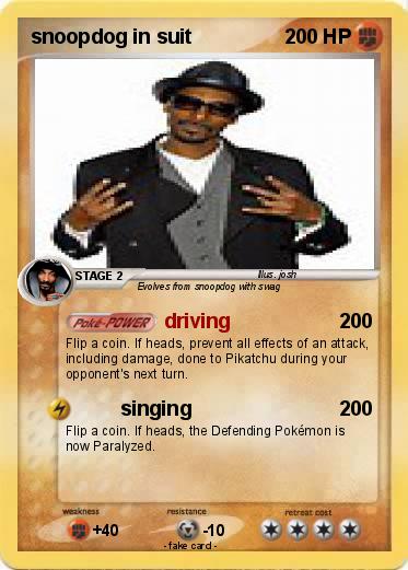 Pokemon snoopdog in suit