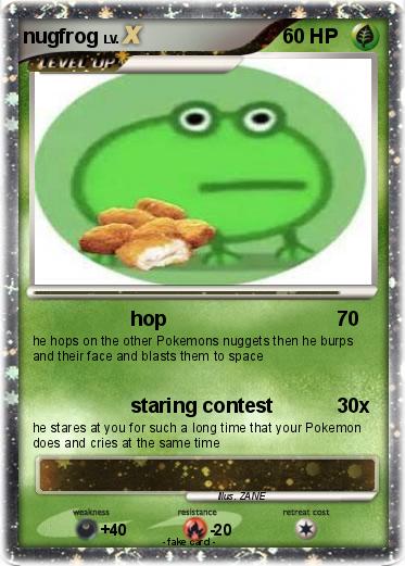 Pokemon nugfrog