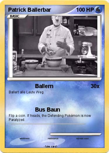 Pokemon Patrick Ballerbar