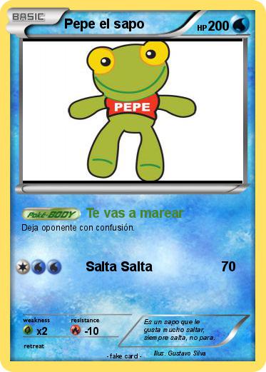 Pokemon Pepe el sapo