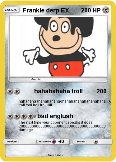 Pokemon Frankie derp EX