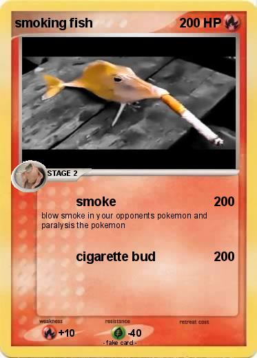Pokemon smoking fish