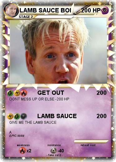 Pokemon LAMB SAUCE BOI
