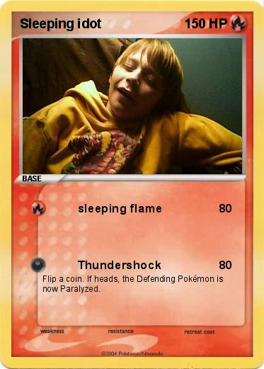 Pokemon Sleeping idot