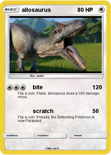 Pokemon allosaurus