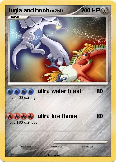 Pokemon lugia and hooh