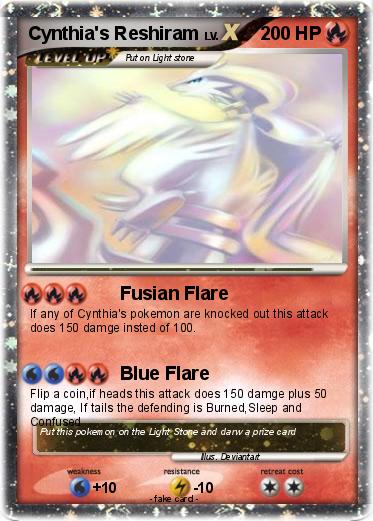 Pokemon Cynthia's Reshiram