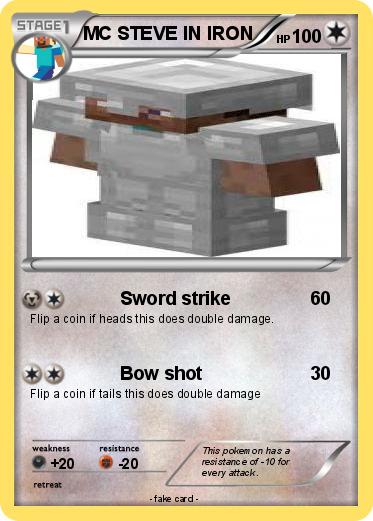 Pokemon MC STEVE IN IRON