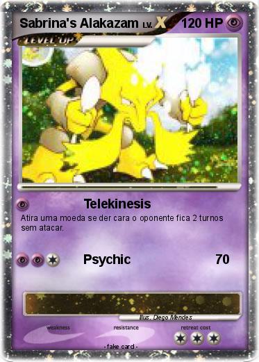 Pokemon Sabrina's Alakazam