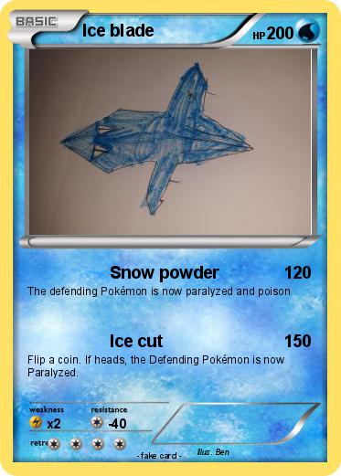 Pokemon Ice blade