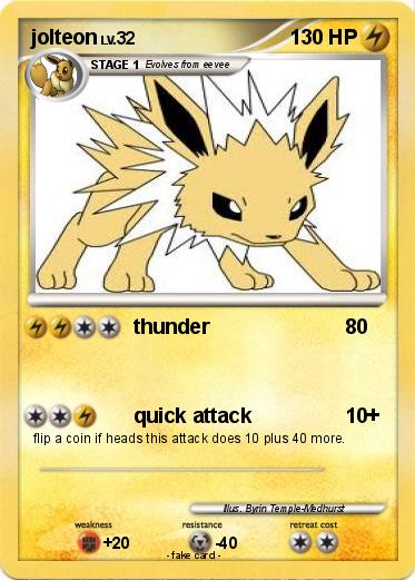 Pokemon jolteon