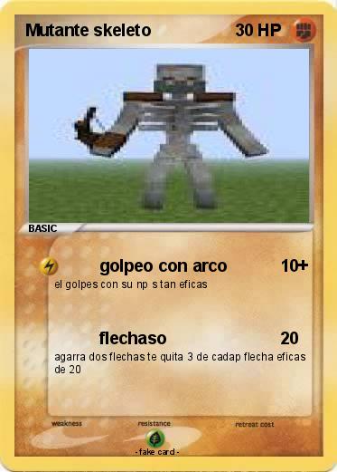 Pokemon Mutante skeleto