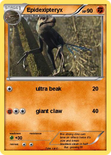 Pokemon Epidexipteryx