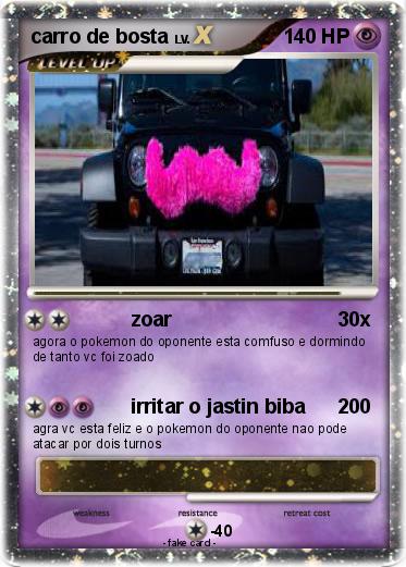 Pokemon carro de bosta