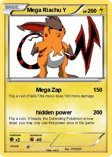 Pokemon Mega Riachu Y