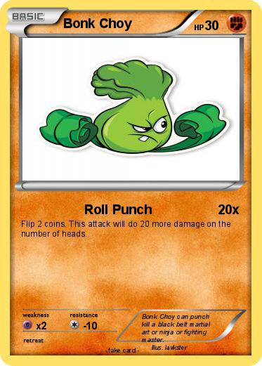 Pokemon Bonk Choy