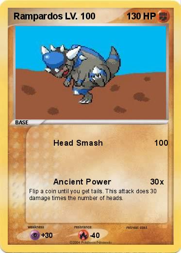 Pokemon Rampardos LV. 100