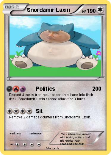 Pokemon Snordamir Laxin