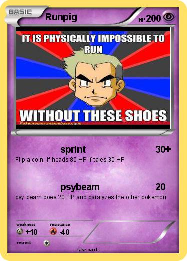 Pokemon Runpig