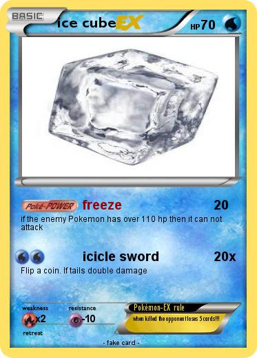 Pokemon ice cube