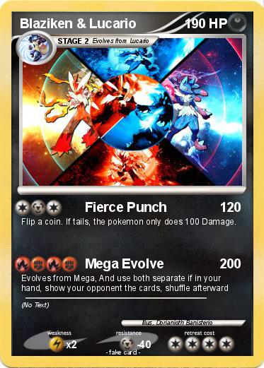 Pokemon Blaziken & Lucario