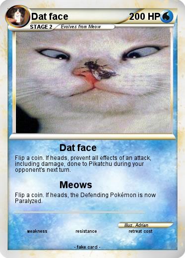 Pokemon Dat face