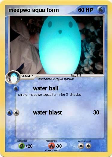 Pokemon meepwo aqua form